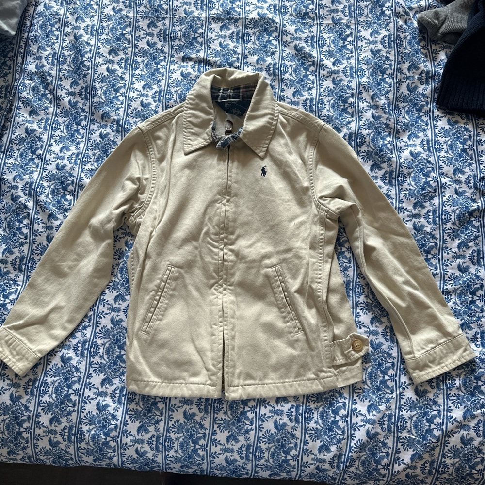 Ralph Lauren Men's Cream Shirt Jacket